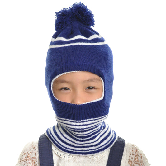 Swan Kids' Balaclava-Style Ski Mask with Extended Neck Coverage (6-Pack), #WH3031