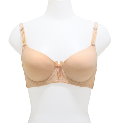Angelina Wired, Push-Up Padded A Cup Bras with Convertible Straps (6-Pack), #B134A