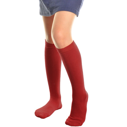 Angelina Classic Uniform Knee-High School Socks (12-Pairs), #3102