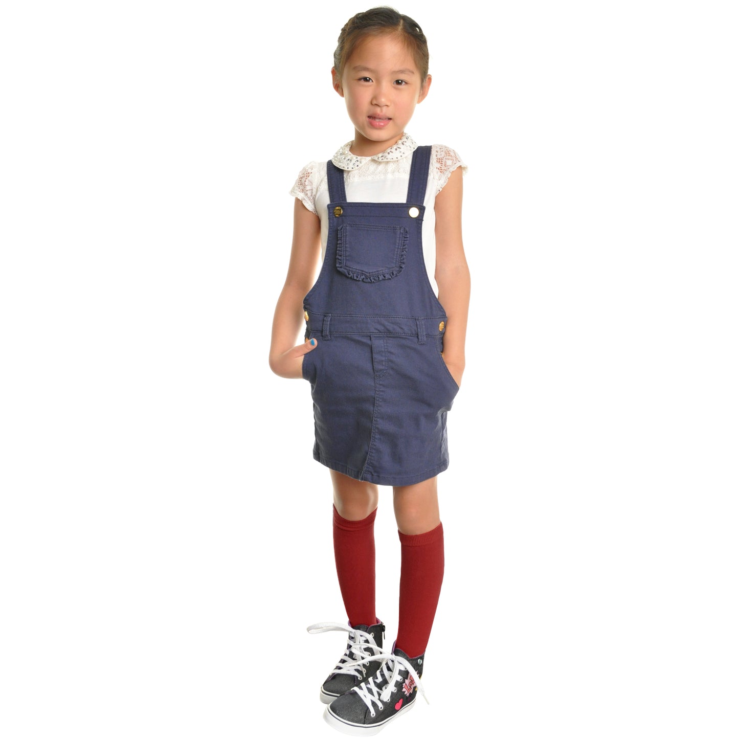 Angelina Classic Uniform Knee-High School Socks (12-Pairs), #3102